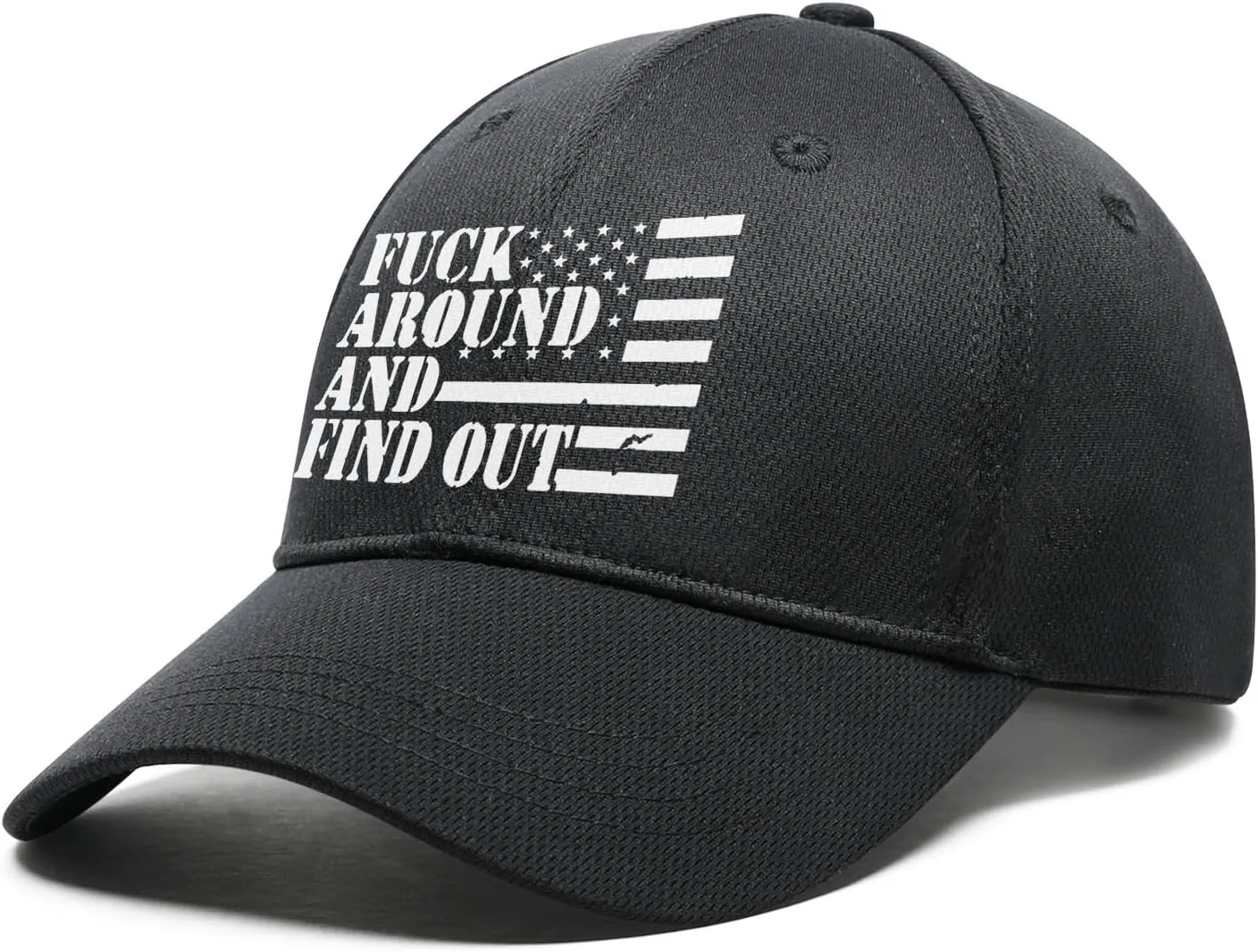 Fuck Around and Find Out Hat Fuck Around and Find Out Cap Mesh Baseball Cap Golf Hat Funny