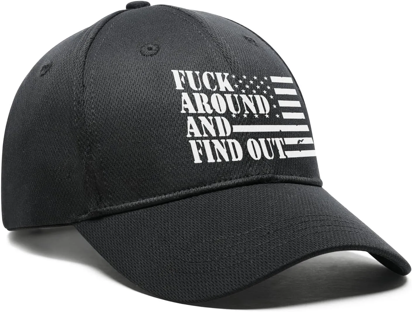 Fuck Around and Find Out Hat Fuck Around and Find Out Cap Mesh Baseball Cap Golf Hat Funny