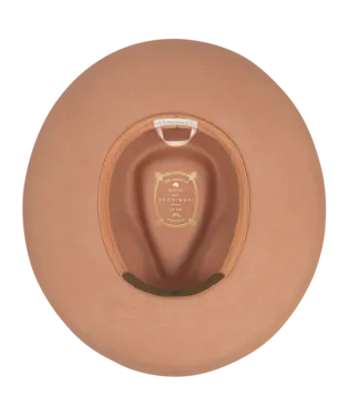 Goulburn Womens Wide Brim Fedora Terracotta