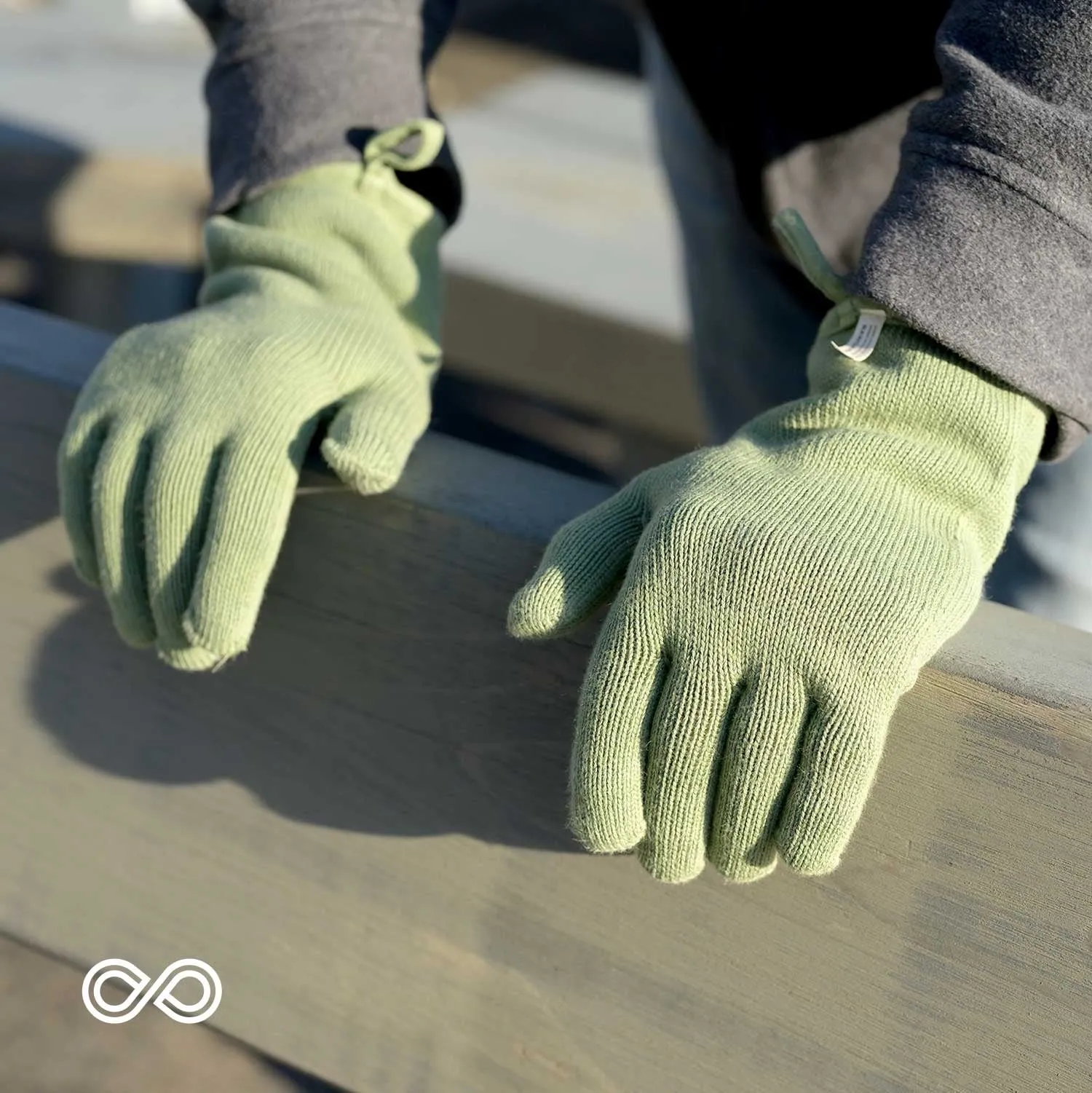 HAYDN 100% Organic Cotton Gloves (No Elastic, No Latex, No Polyester, No polyamide, No Nylon, No Plastic, No Synthetics) (100% Biodegradable)