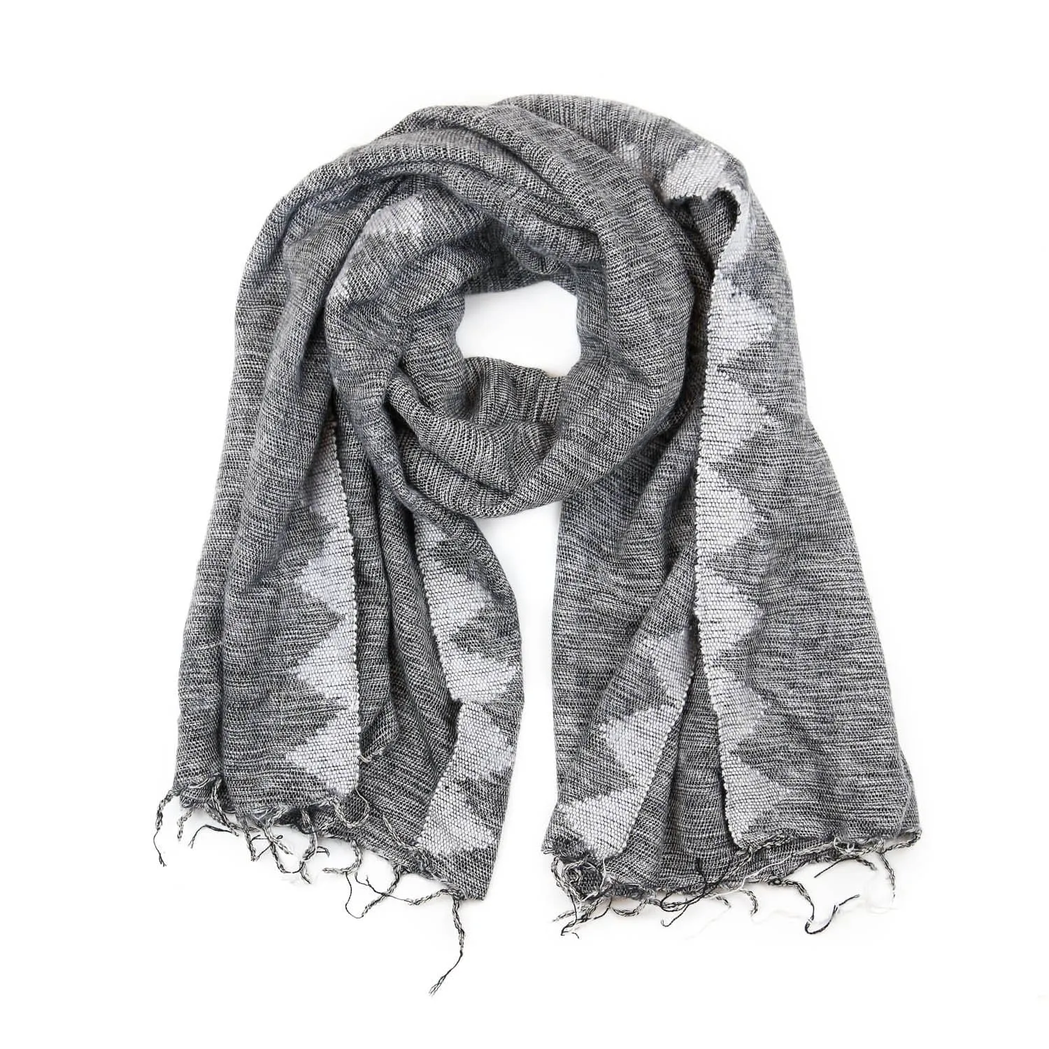 Himalayan Shawl in Classic Gray