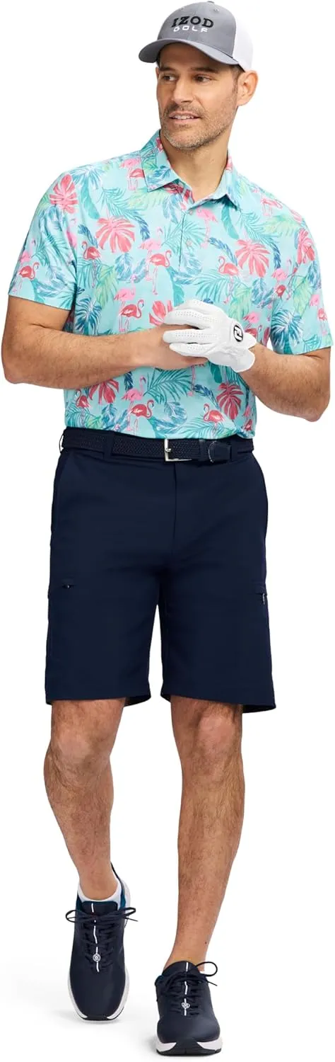 IZOD Men's Swingflex Elite Short Sleeve Golf Polo