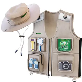 Kids Explorer Vest and Hat Costume S1159