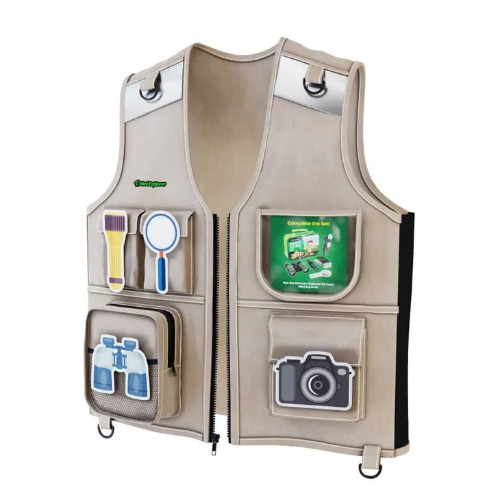 Kids Explorer Vest and Hat Costume S1159