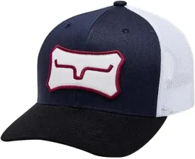 Kimes Ranch Men's Boneyard Trucker Adjustable Snapback Mid-Profile Logo Cap