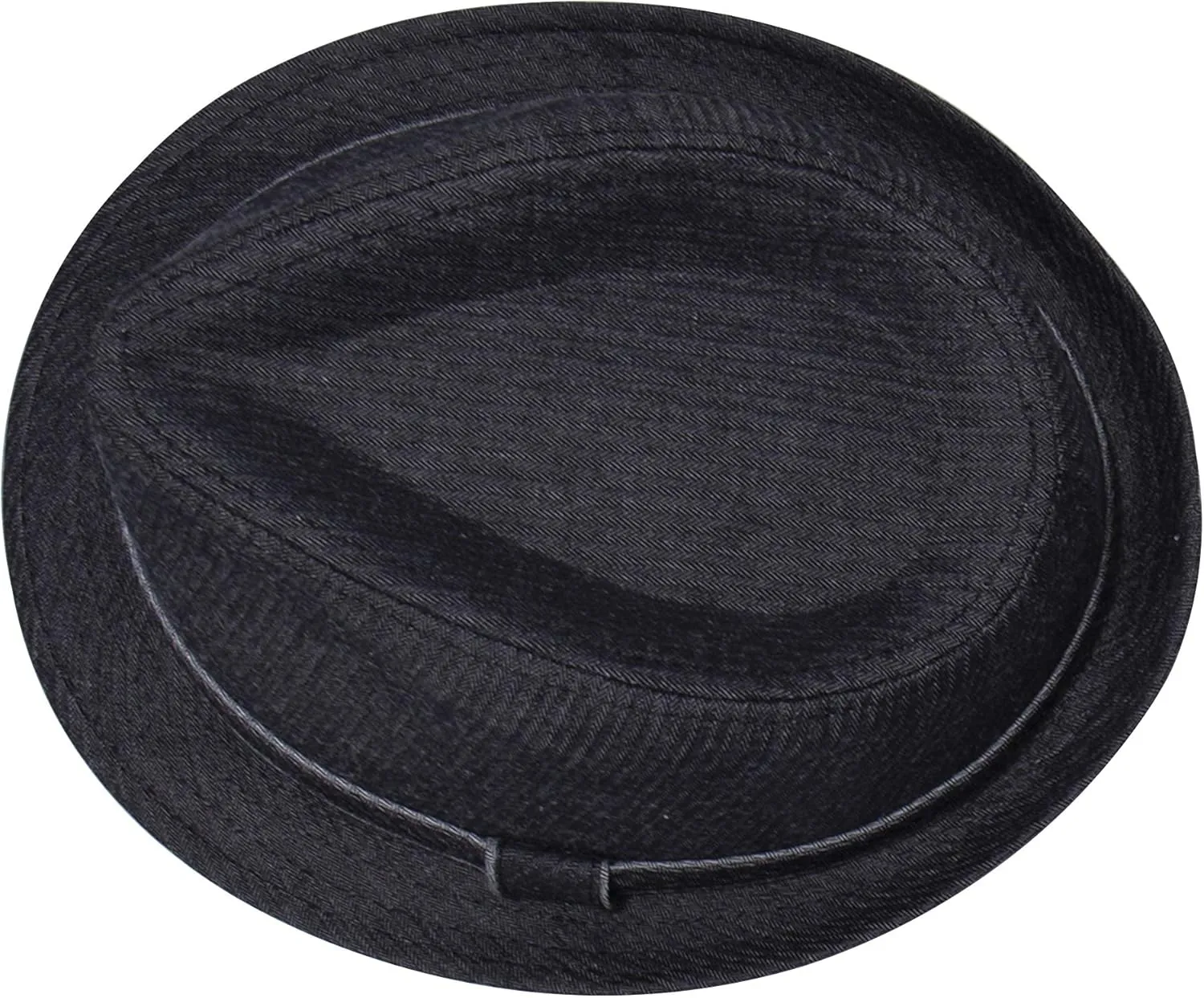 Levi's Men's Lightweight Packable Fedora Hat with 2 Removable Bands