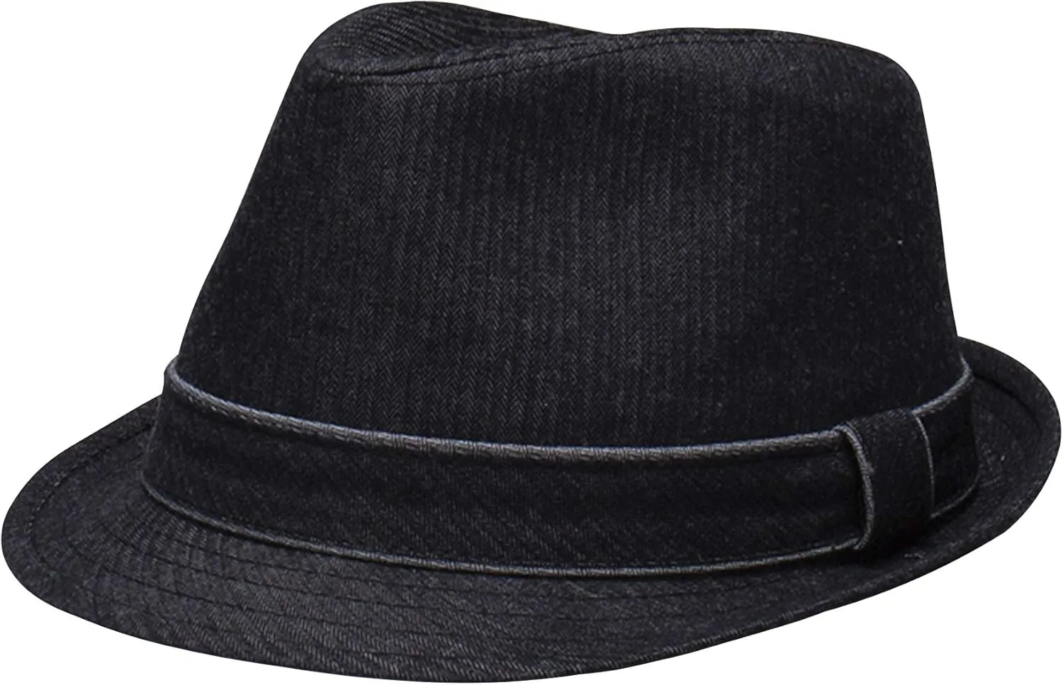 Levi's Men's Lightweight Packable Fedora Hat with 2 Removable Bands
