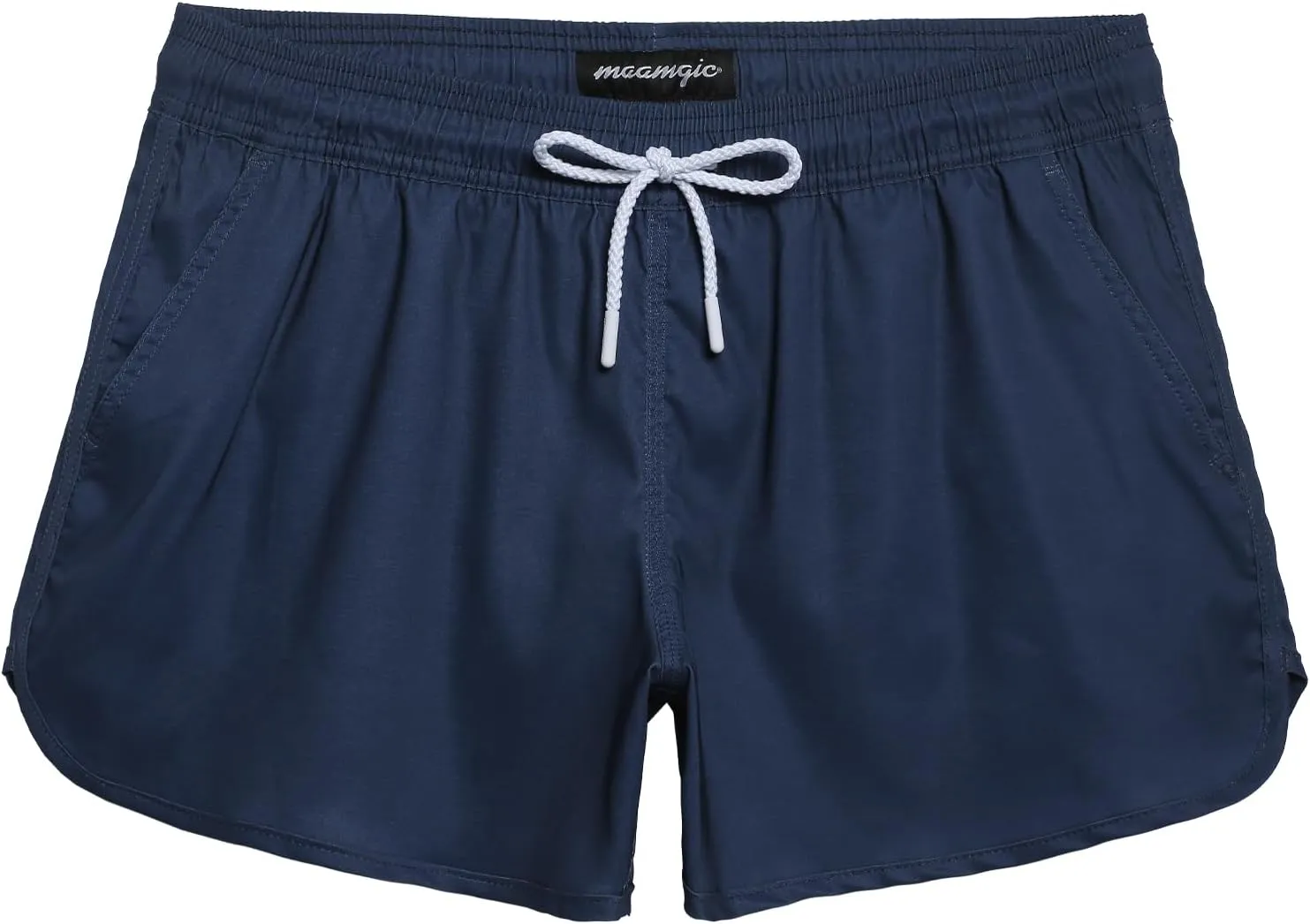 maamgic Swim Shorts Women 3.5" Quick Dry Board Shorts Stretch Swimming Shorts Vintage Bathing Suit Shorts with Pockets