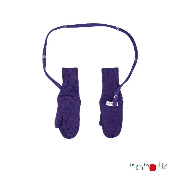 ManyMonths Natural Woollies Long Cuff Baby & Toddler Mittens