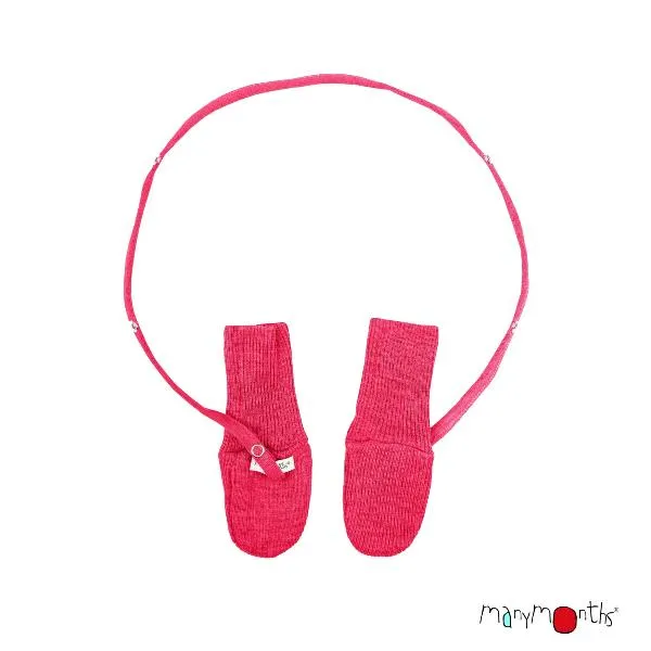 ManyMonths Natural Woollies Long Cuff Baby & Toddler Mittens