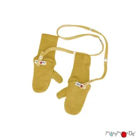 ManyMonths Natural Woollies Long Cuff Baby & Toddler Mittens