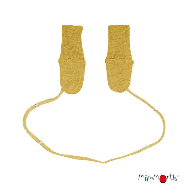 ManyMonths Natural Woollies Long Cuff Baby & Toddler Mittens