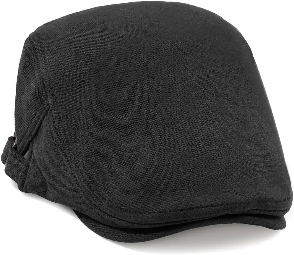 Men's Cotton Newsboy Hats Flat Ivy Gatsby Cap Irish Cabbie Ivy Driving Hunting Hat