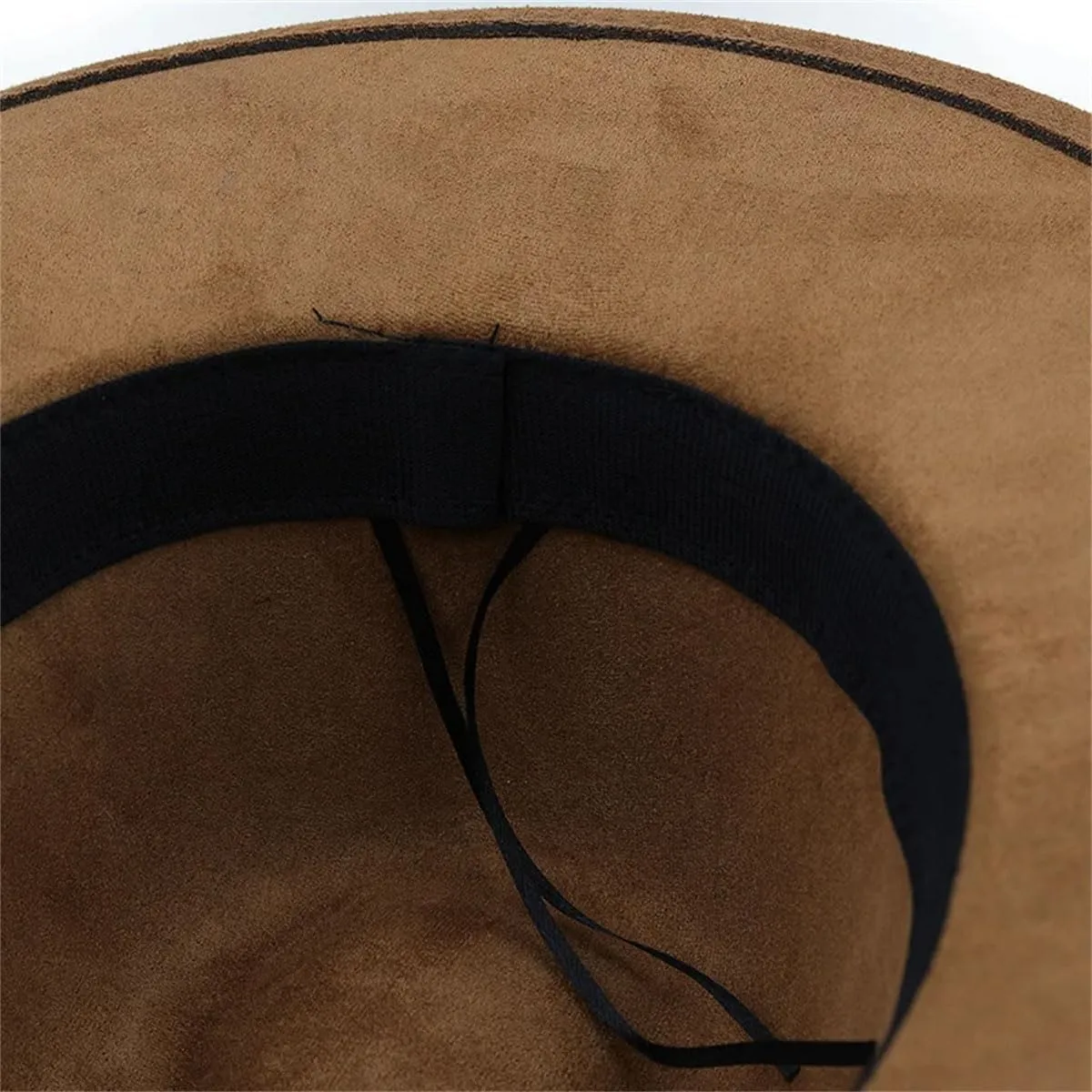 Men's Outdoor Suede Jazz Hat Wide Brim Beach Sun Cap Panama Fedora Hats Women/Men