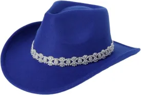 Men's Women's Jazz Top Hat Bridal Cap Holiday Party Western Hat Wool Felt Vintage Church