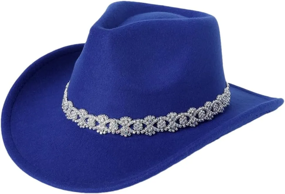 Men's Women's Jazz Top Hat Bridal Cap Holiday Party Western Hat Wool Felt Vintage Church
