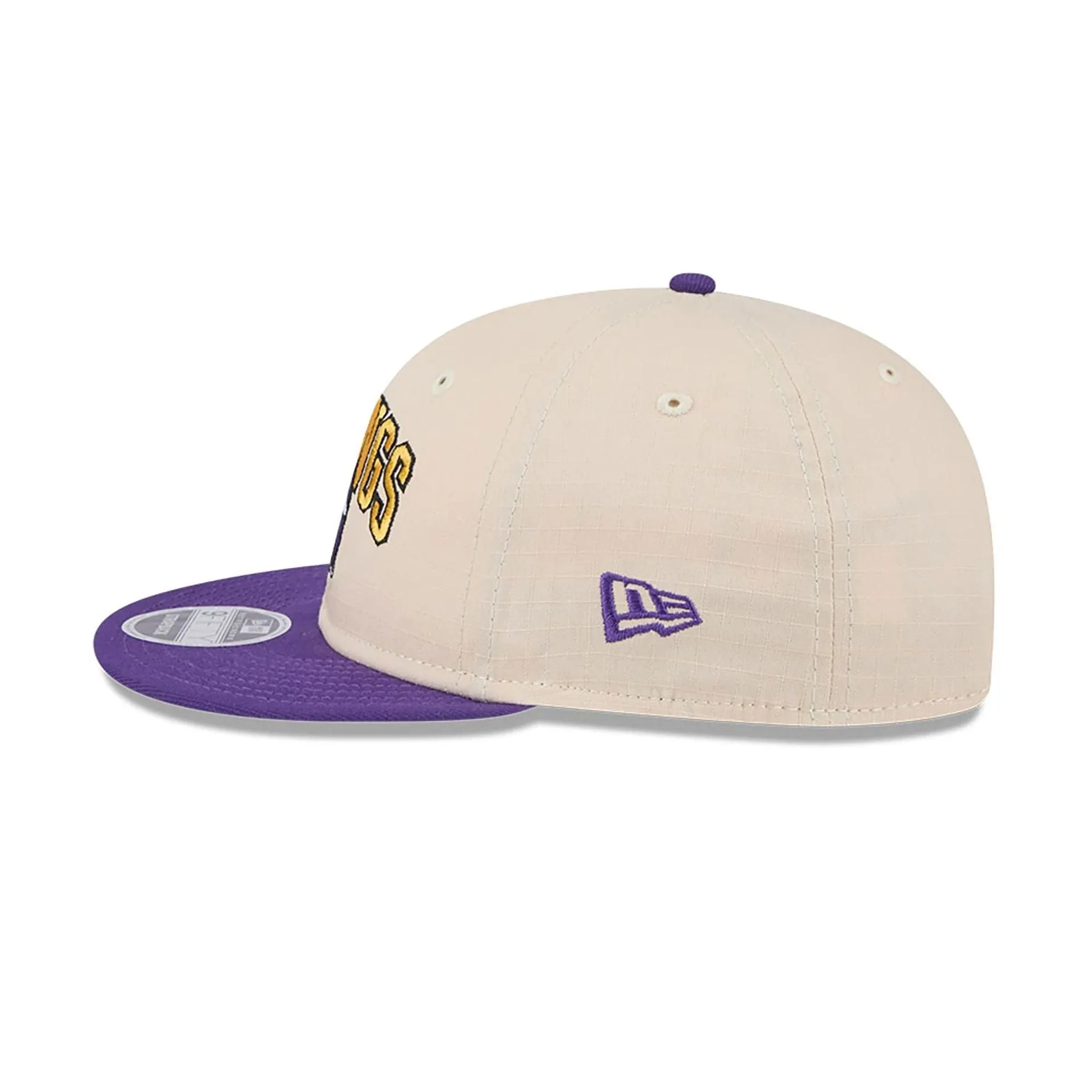 Minnesota Vikings Historic Helmet Beige Retro Crown 9FIFTY Snapback Cap