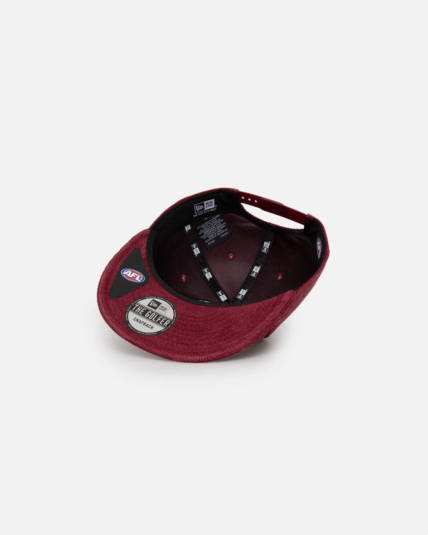 New Era Brisbane Bears Golfer Snapback Cardinal Red