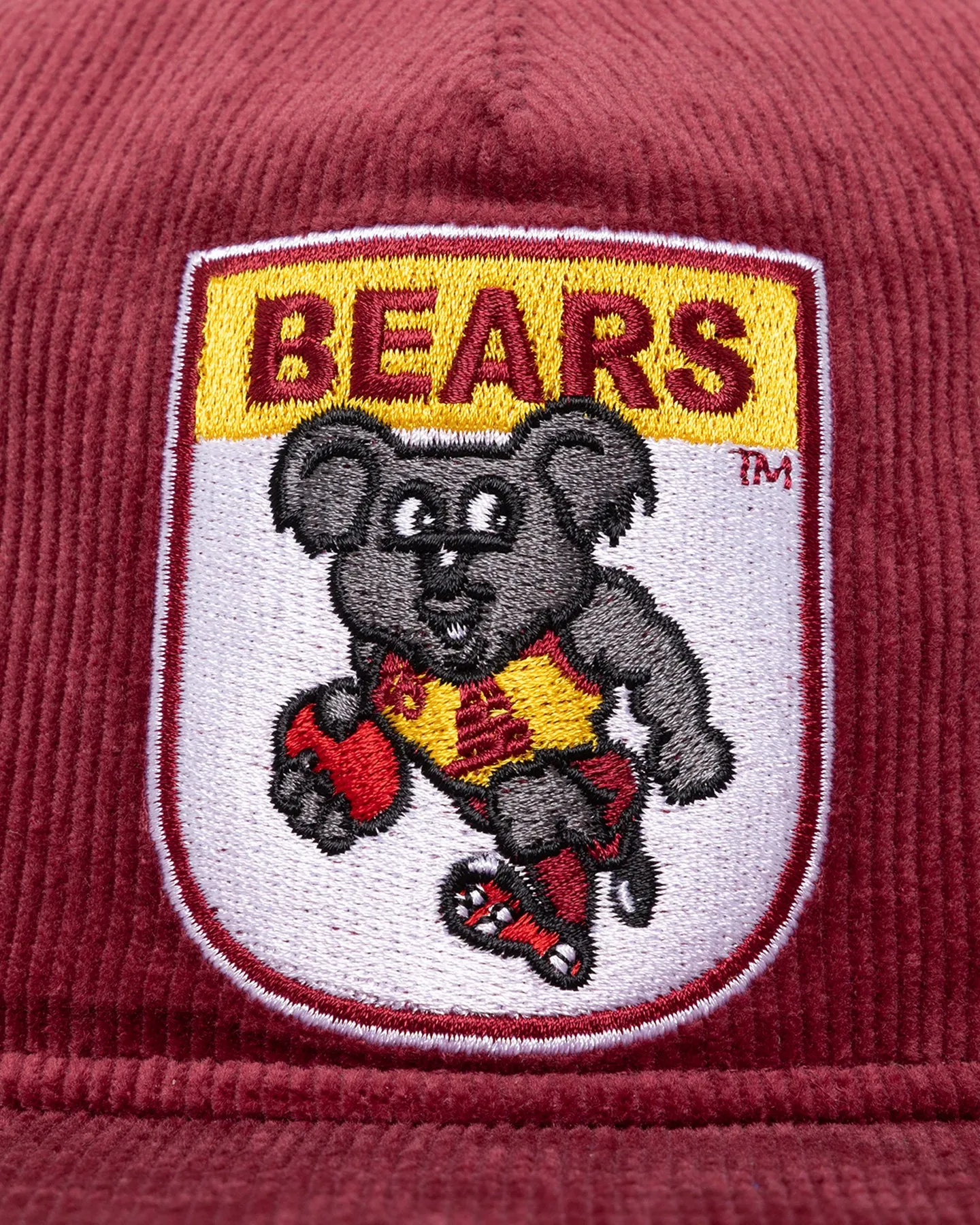 New Era Brisbane Bears Golfer Snapback Cardinal Red