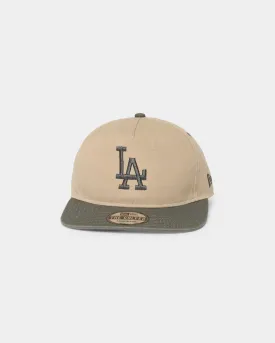 New Era Los Angeles Dodgers Golfer Snapback Khaki/Olive