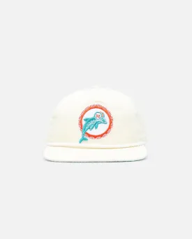 New Era Miami Dolphins 'Throwback Corduroy' Golfer Snapback Chrome