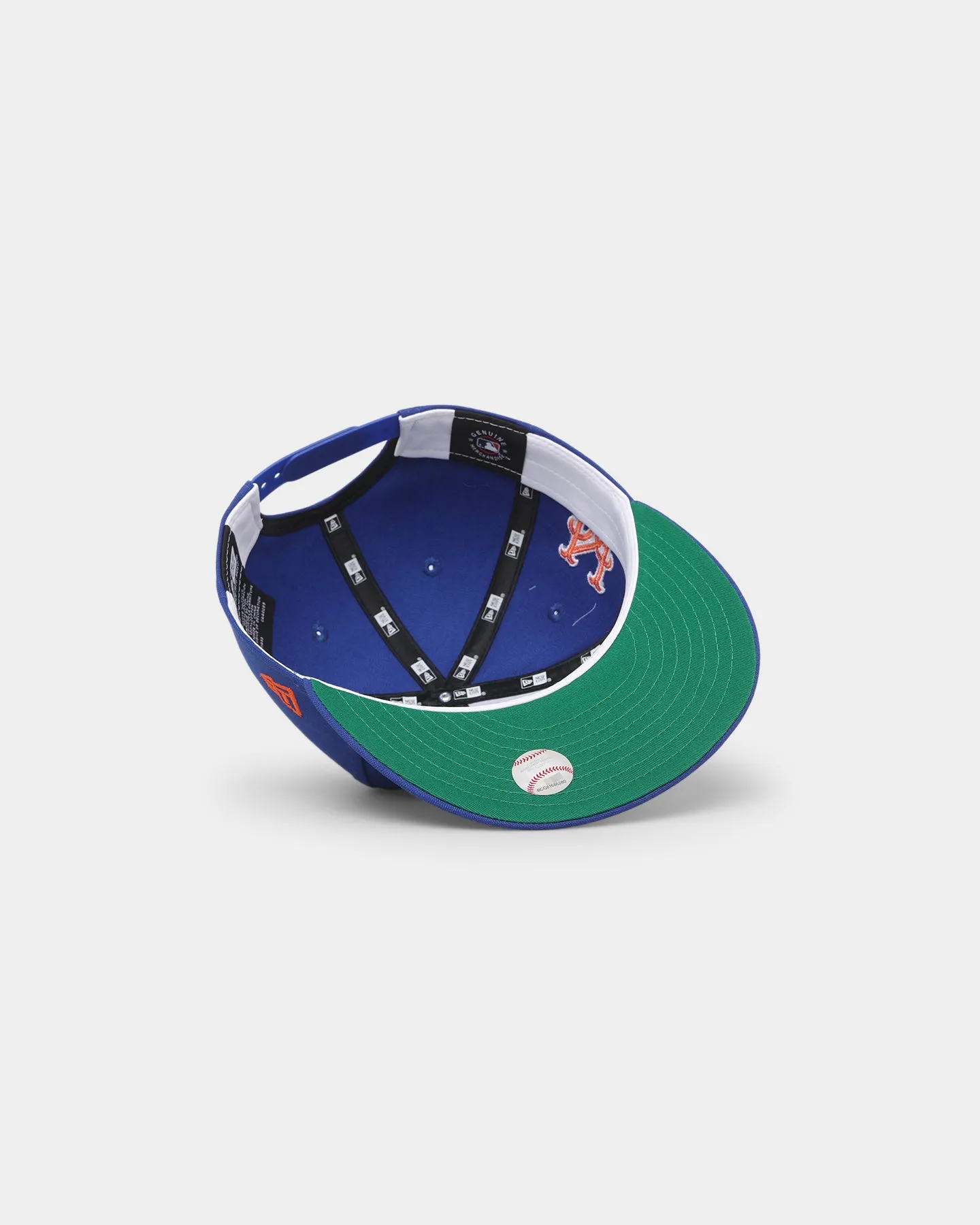 New Era New York Mets Script Appliqué Golfer Snapback Original Team Colours