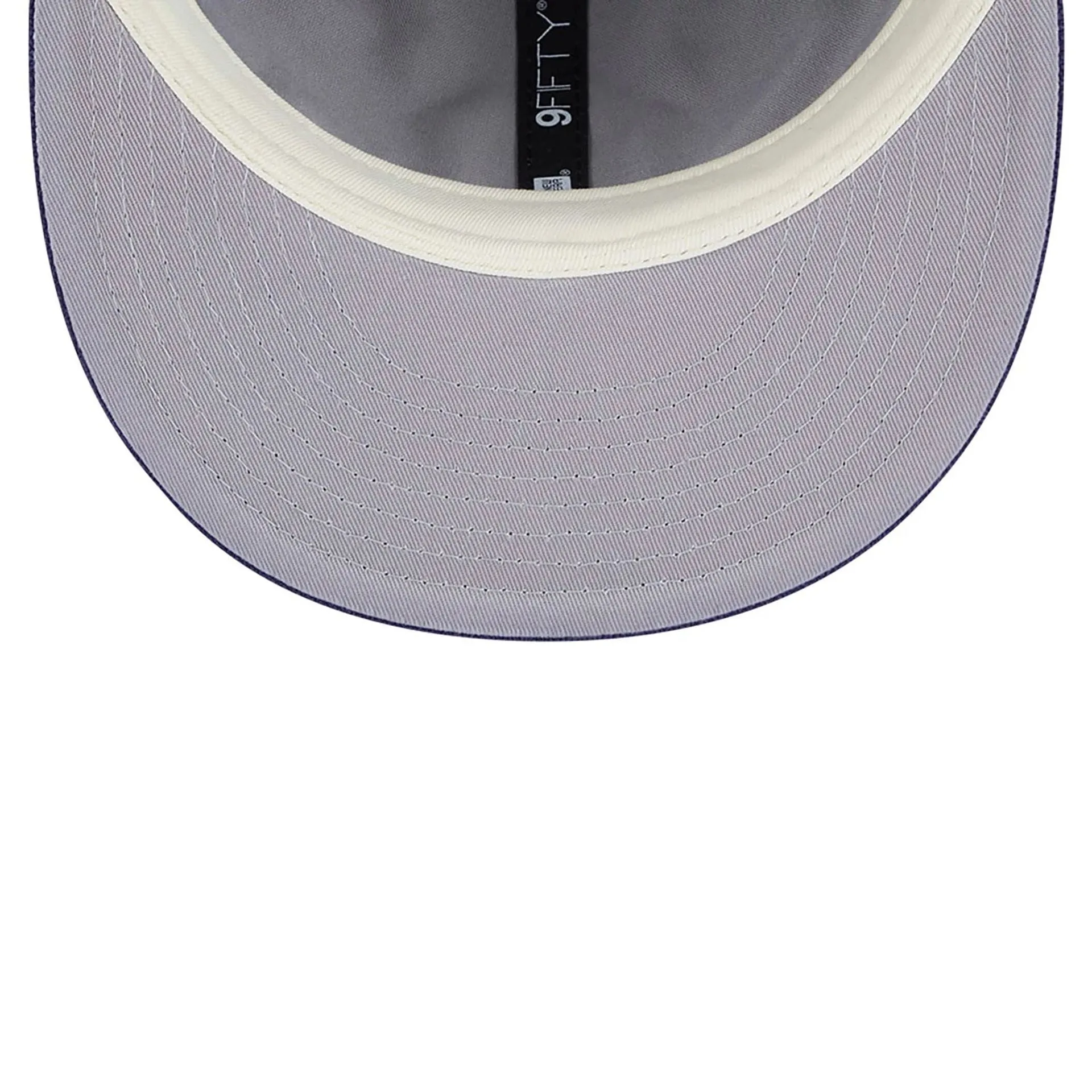New York Yankees Cotton Canvas Navy Retro Crown 9FIFTY Strapback Cap