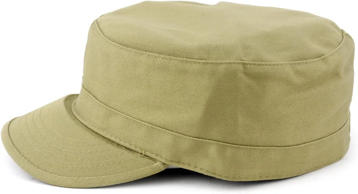 NYFASHION101 Fashionable Solid Color Unisex Fitted Army Military Cadet Cap