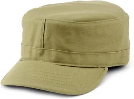 NYFASHION101 Fashionable Solid Color Unisex Fitted Army Military Cadet Cap