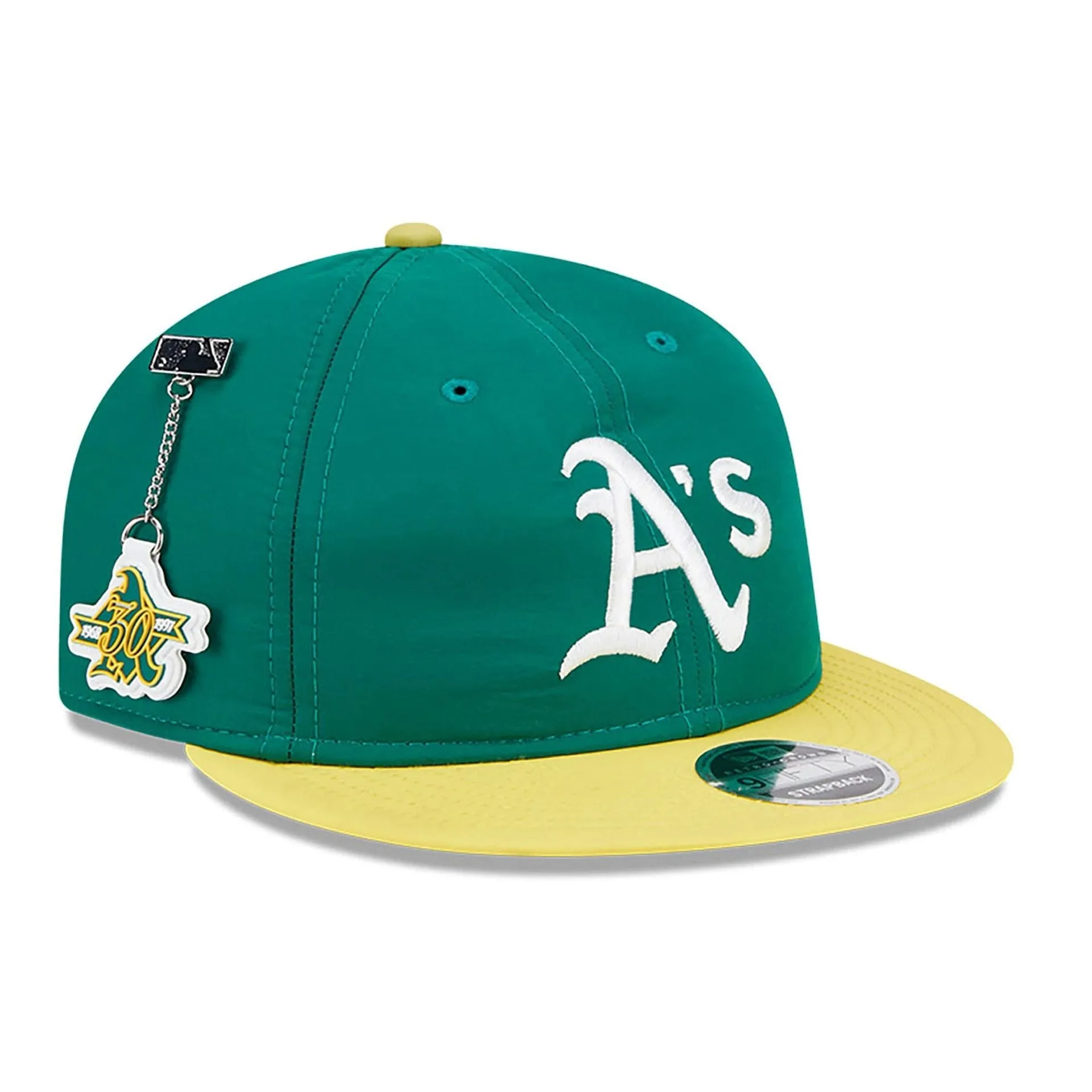 Oakland Athletics Team Colour Green Retro Crown 9FIFTY Clipback Cap