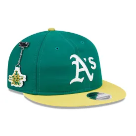 Oakland Athletics Team Colour Green Retro Crown 9FIFTY Clipback Cap
