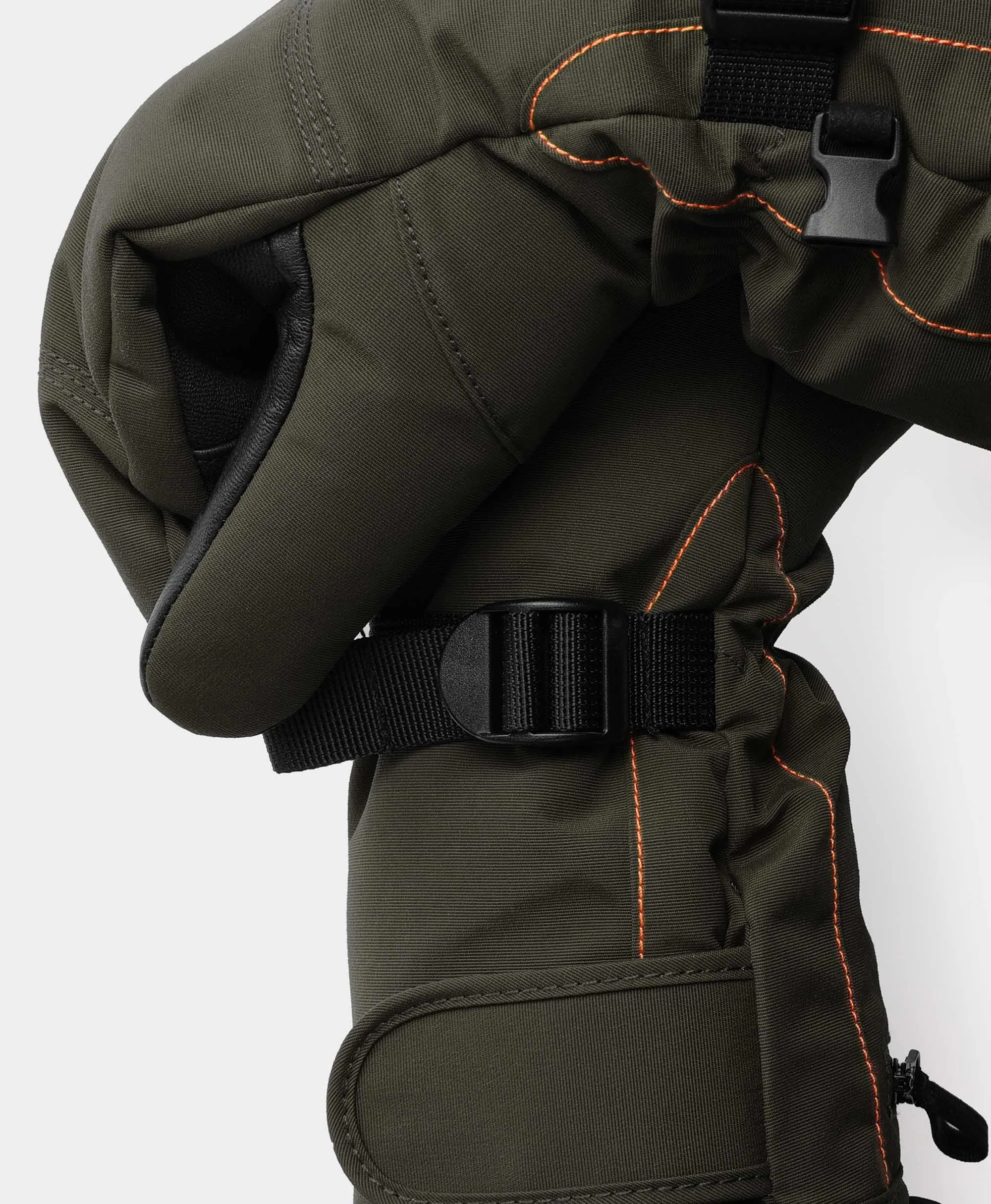 "Amsterdam" Unisex Heated Mittens 2.0 - Green / Khaki