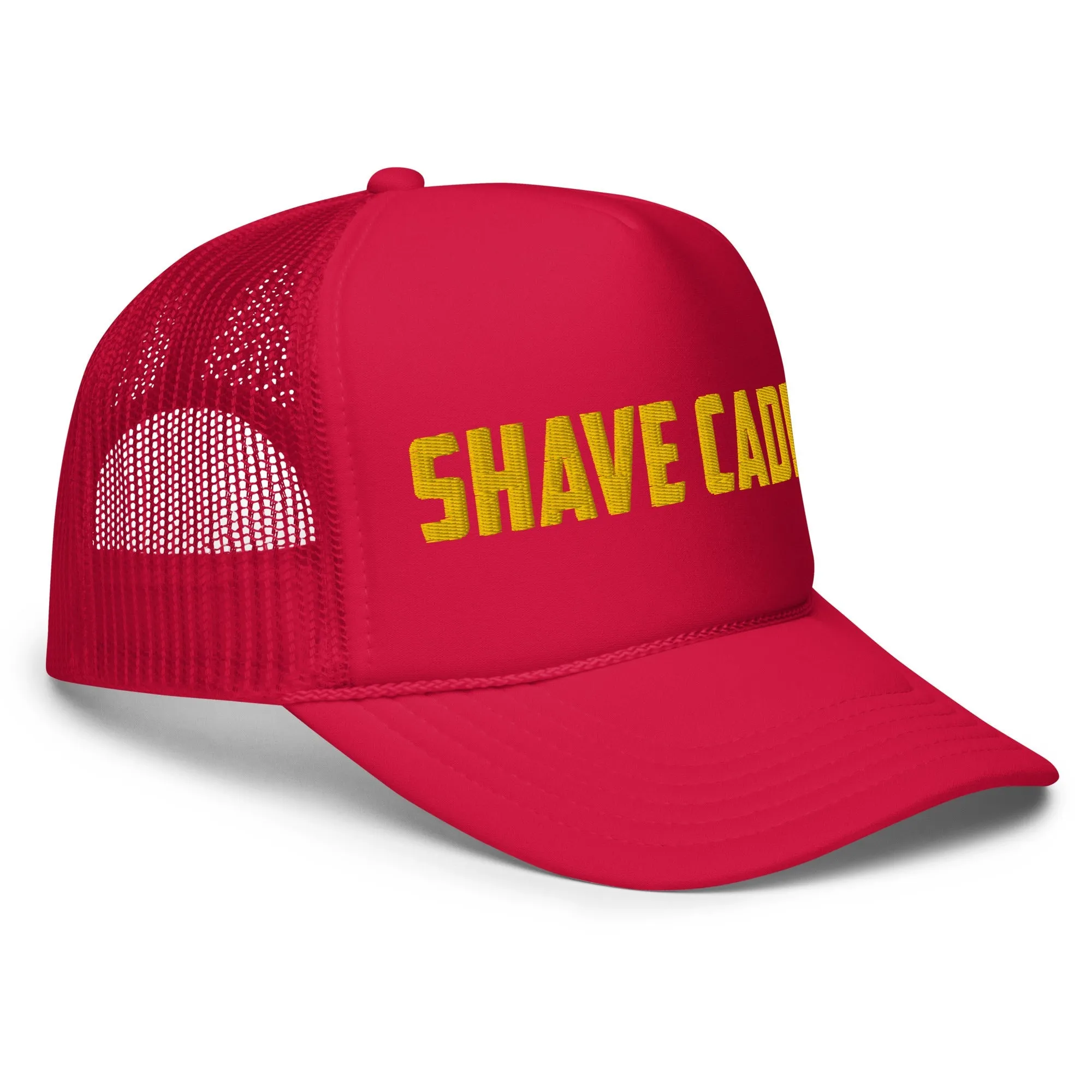 "Shave Cadet" Classic, Embroidered Foam Trucker Hat | Multiple Colors