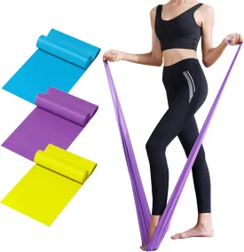 Resistance Bands Set, Exercise Bands, Work Out Bands, Stretch Bands for Working Out Women or Men, Elastic Bands for Yoga, Pilates, Strength Training