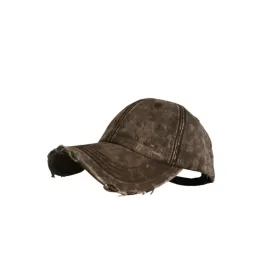 Retro Washed Peaked Hat
