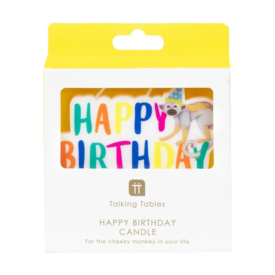 Safari Monkey Birthday Candle