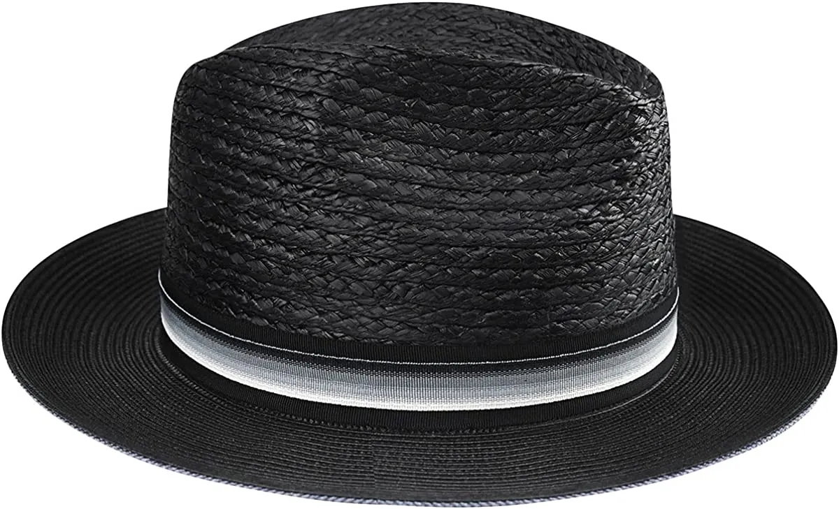 Scorsby Braid Straw Fedora by Bailey