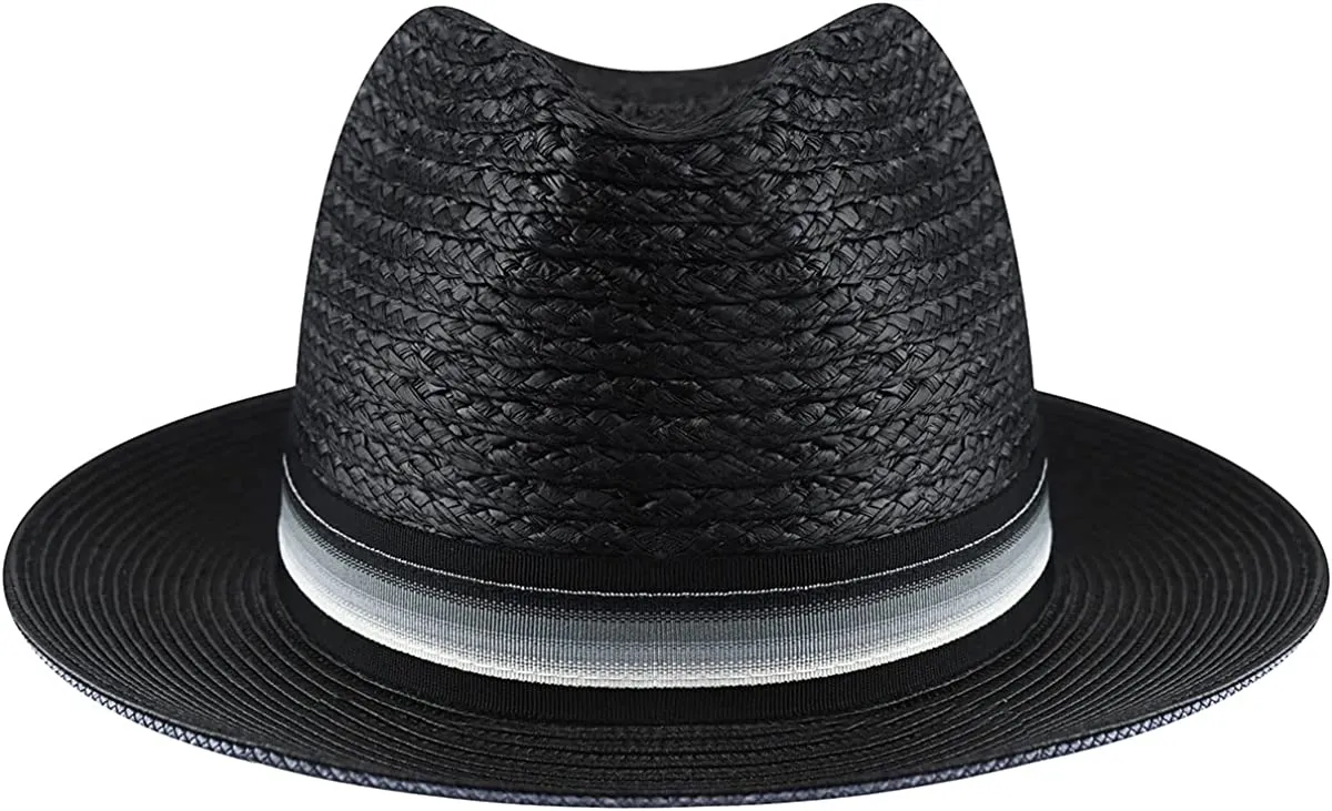 Scorsby Braid Straw Fedora by Bailey
