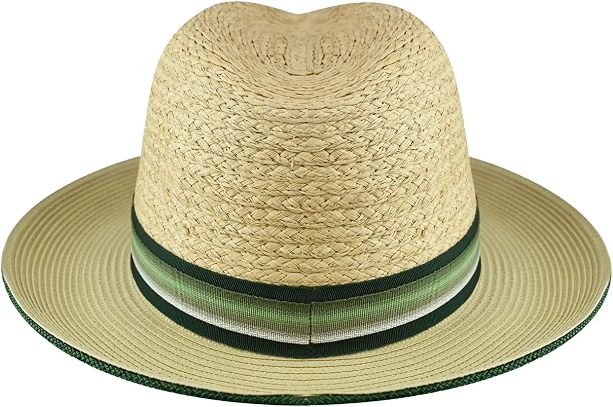 Scorsby Braid Straw Fedora by Bailey