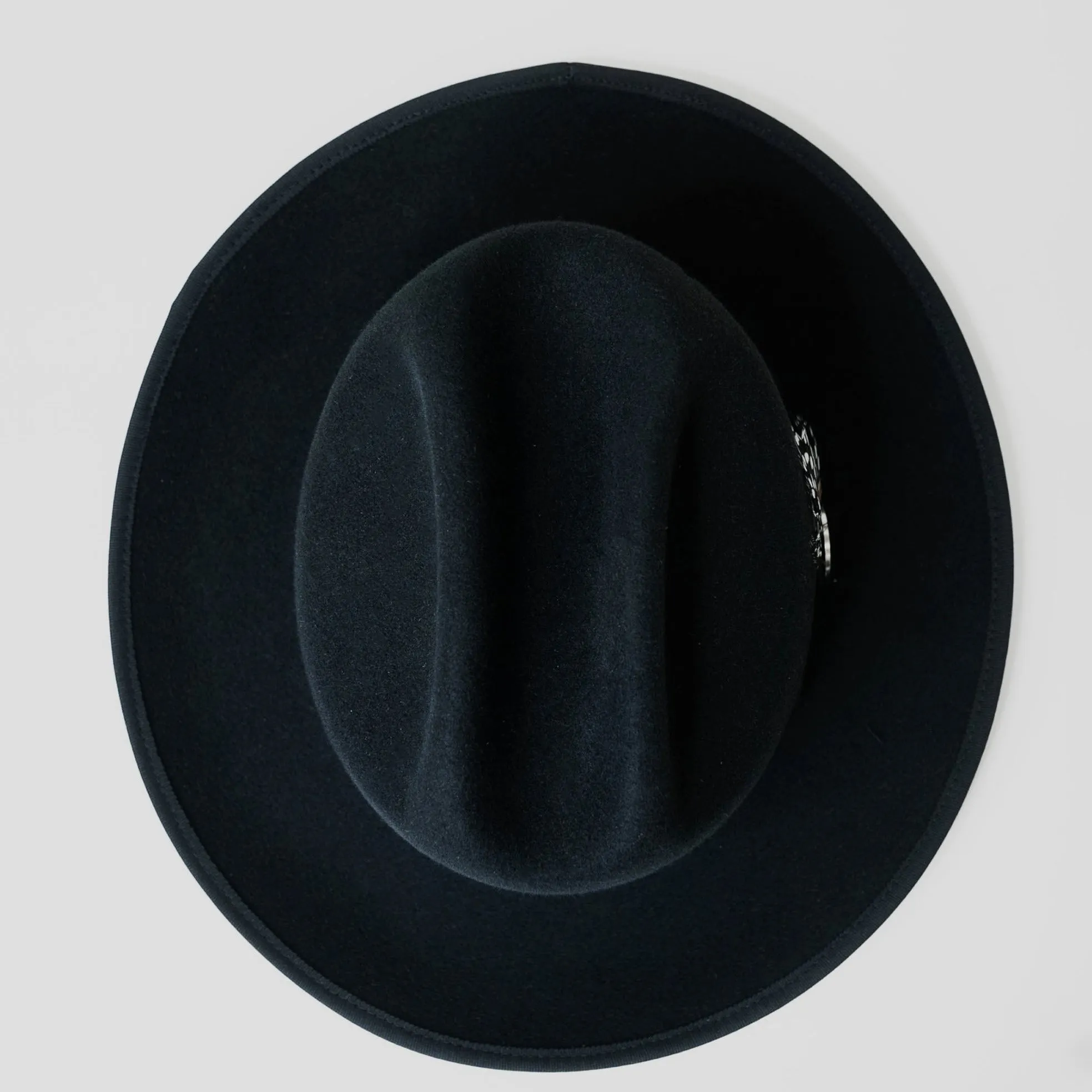 Sharp Miller Ranch Fedora Hat - Black