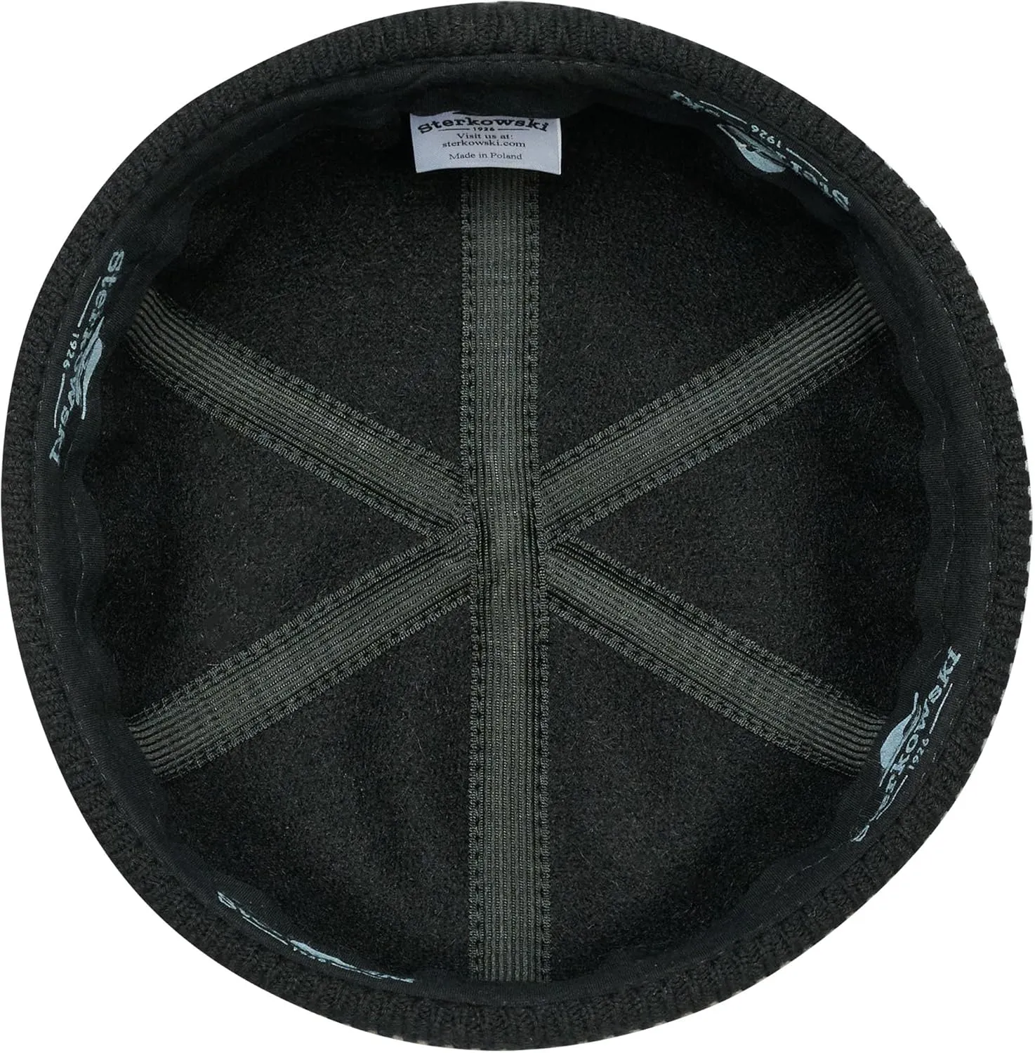 Sterkowski Navy Watch Cap | Woolen Beanie for Men and Women | Warm Classic Seaman Hat with Ribbing
