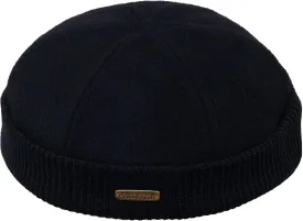 Sterkowski Navy Watch Cap | Woolen Beanie for Men and Women | Warm Classic Seaman Hat with Ribbing
