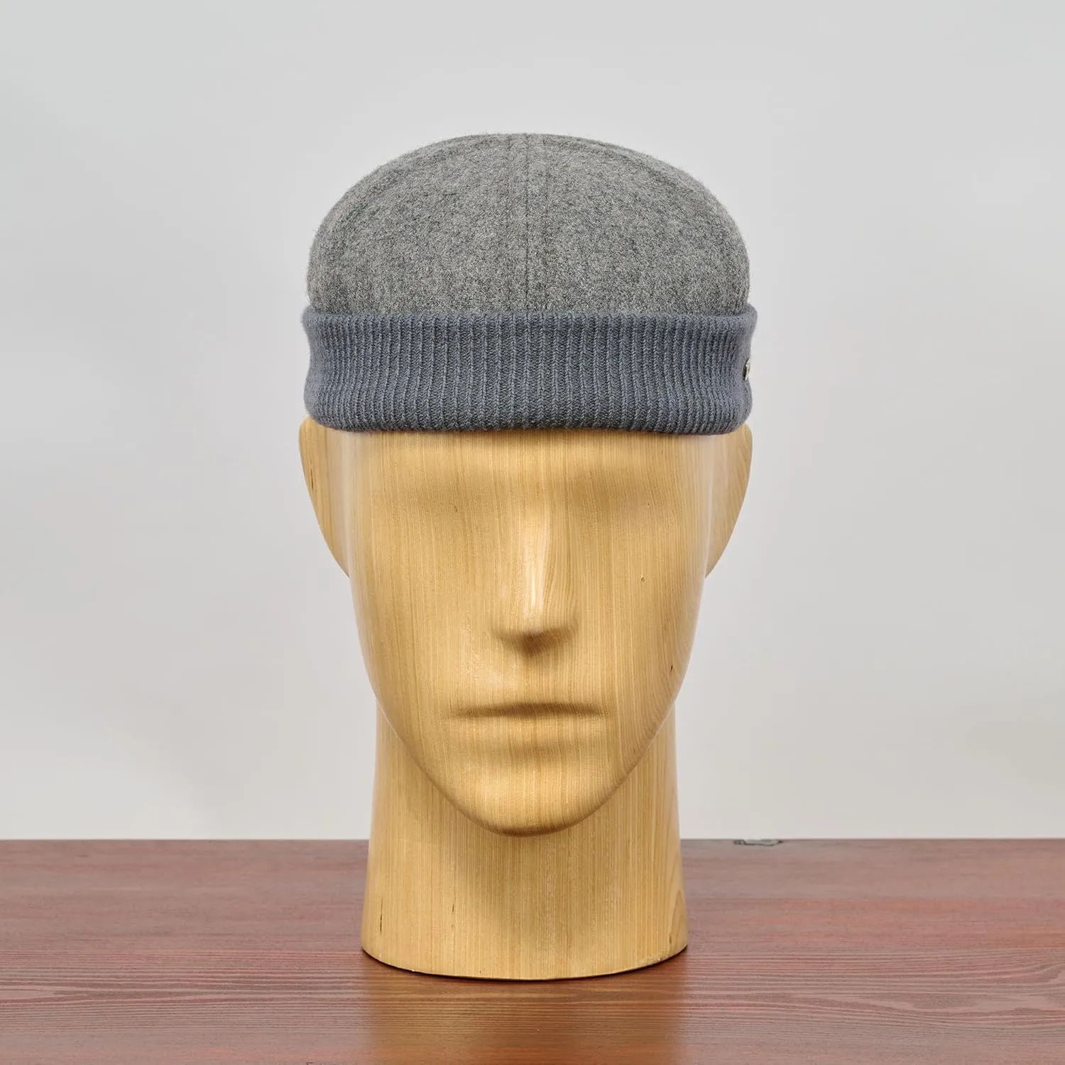 Sterkowski Navy Watch Cap | Woolen Beanie for Men and Women | Warm Classic Seaman Hat with Ribbing