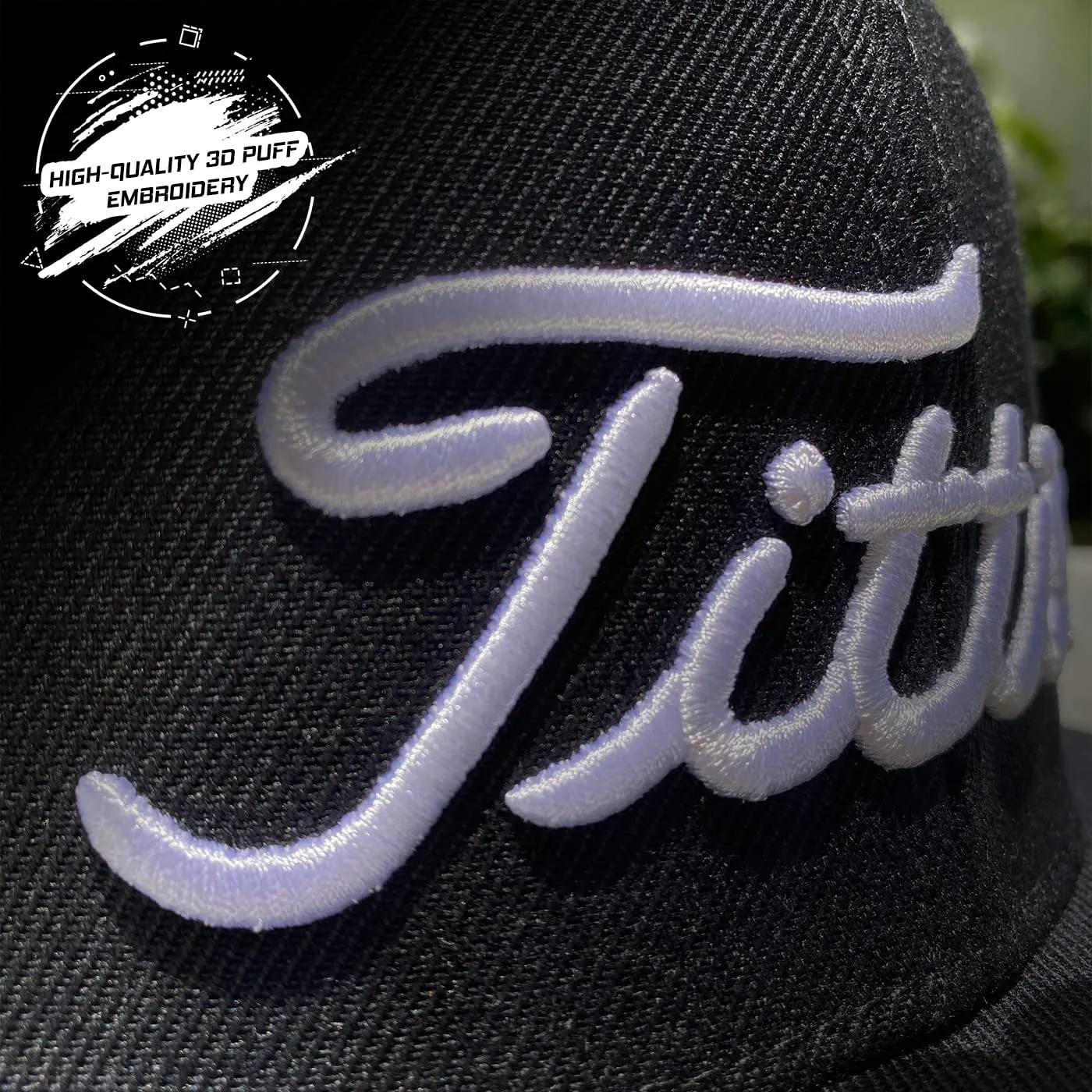 Titties 3D Golf Hat Snapback Cap PGA Flat Bill Brim