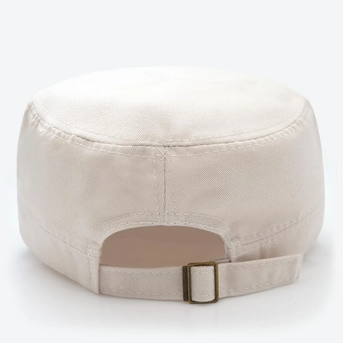 Unisex Cadet Army Cap Flat Top Cap Twill Military Corps Hat for Women Men