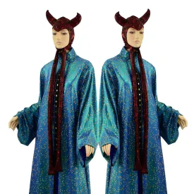 Vintage Style Devil Bonnet in Primeval Red (Hood only, Cloak Sold Separately)