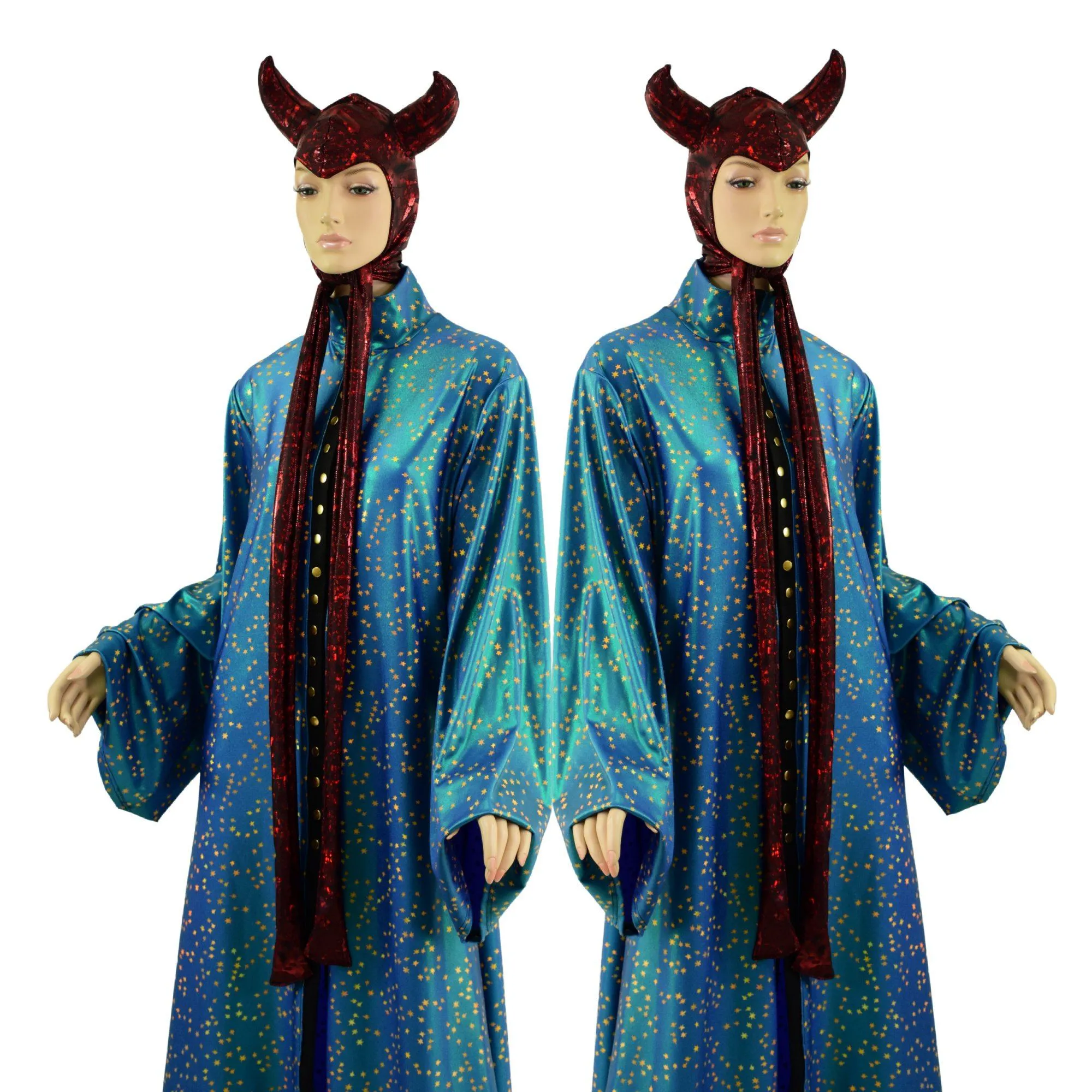 Vintage Style Devil Bonnet in Primeval Red (Hood only, Cloak Sold Separately)