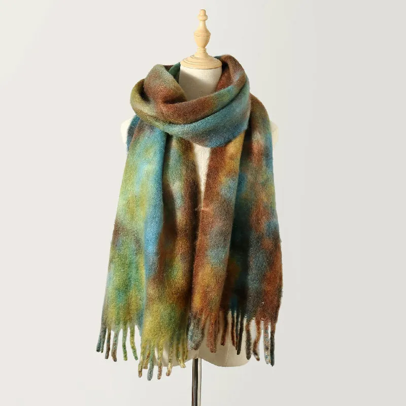 Watercolor Whisper Shawl