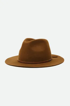 Wesley Packable Fedora - Coffee
