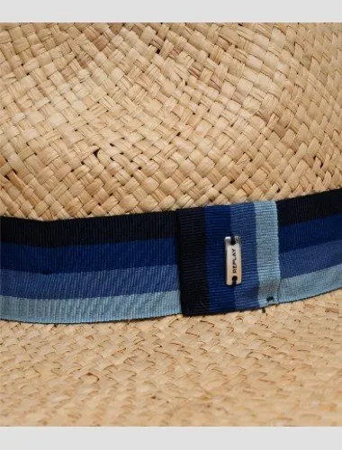 WIDE BRIM RAFIA CAP